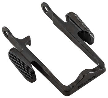 Apex Tactical 116126 Enhanced Slide Release  CZ P10c Black Melonite Steel Pistol Ambidextrous                                                                                                           