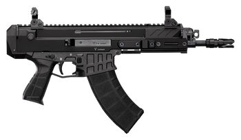 CZ-USA 91460 Bren 2 MS  7.62x39mm 30+1 9.50" Black Steel Barrel, Black Aluminum Receiver w/Picatinny Rail, Carbon Fiber/Polymer Frame, Black Stippled Grip, Right Hand                                  