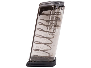 ETS Group GLK26 Pistol Mags 10rd 9mm Luger Compatible w/ Glock 26 Gen1-5 Clear Polymer