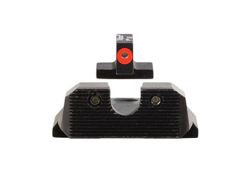 Trijicon 600851 HD XR Night Sight Set Green Tritium/Orange Outline Front, Green Tritium Rear, Black Frame Fits S&W M&P/M&P M2.0