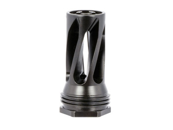 Huxwrx 1677 QD 556 Flash Hider Black with 1/2"-28 tpi Threads, 2.30" OAL & 1.20" Diameter for 5.56x45mm NATO AR-Platform