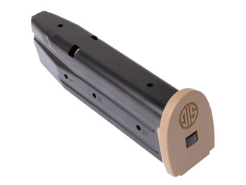 Sig Sauer MAGMODF917COY P320 17rd 9mm Luger Fits Sig P320/M17/M18 Black/Coyote Steel