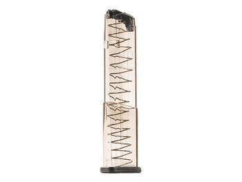 ETS Group GLK43X19 Pistol Mags 19rd Extended 9mm Luger Compatible w/ Glock 43X/48 Clear Polymer