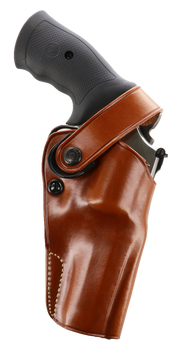 Galco DAO178 DAO  OWB Tan Leather Belt Slide Fits Ruger RedHawk Right Hand                                                                                                                              