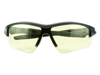 Howard Leight R02215 Uvex Acadia Adult Amber Lens Anti-Fog Black Frame