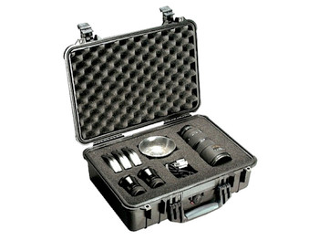 Pelican 1500000110 Protector Case Black Polypropylene Holds Handgun