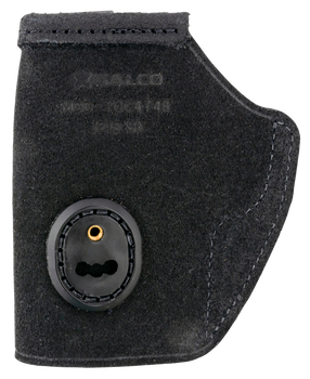 Galco TUC474B Tuck-N-Go 2.0 IWB Black Leather UniClip/Stealth Clip Fits S&W M&P 2.0 Compact/2.0 Subcompact/Savage Stance Ambidextrous                                                                   