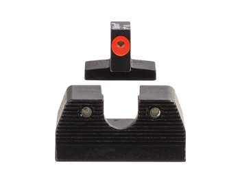 Trijicon 600891 HD XR Night Sight Set Green Tritium/Orange Outline Front, Green Tritium Rear, Black Frame, Fits FN FNP/FNX                                                                              