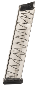 ETS Group GLK4212 Pistol Mags  12rd Extended 380 ACP Compatible w/ Glock 42 Clear Polymer                                                                                                               