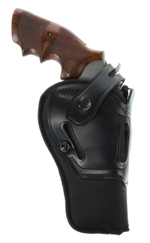 Galco SR84B Switchback  OWB Black Leather Belt Slide Fits S&W X Frame 500 Fits 4" Barrel Ambidextrous                                                                                                   