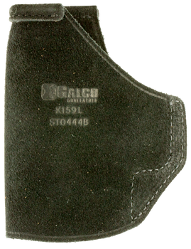 Galco STO444B Stow-N-Go  IWB Black Leather Belt Clip Fits Springfield XD/Springfield XD Mod. 2/HK VP9SK Right Hand                                                                                      