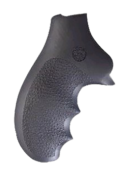 Hogue 81000 Monogrip Finger Grooves Black Rubber Fits Ruger SP101                                                                                                                                       