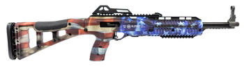 Hi-Point 4595TSFLG 4595TS Carbine 45 ACP 17.50" 9+1, American Flag, Skeletonized Stock, Adjustable Sights                                                                                               