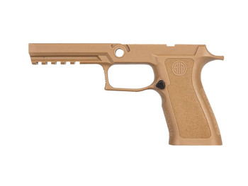 Sig Sauer GRIPMODXF943LGCOY P320 Grip Module X-Series (Large Size Module), 9mm Luger/40 S&W/357 Sig, Coyote Polymer, Fits Full Size Sig P320 (4.70")