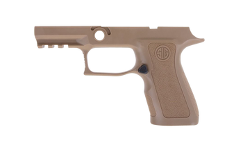 Sig Sauer GRIPMODXC943MCOY P320 Grip Module X-Series Compact (Medium Size Module), 9mm Luger/40 S&W/357 Sig, Coyote Polymer, Fits Sig P320 (3.60" & 3.90")                                              