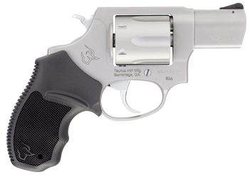 Taurus 2-85629 856 *CA Compliant Small 38 Special +P 6 Shot 2" Matte Stainless Steel Barrel, Cylinder & Frame, Black Finger Grooved Rubber Grip, Transfer Bar Safety, Exposed Hammer                    