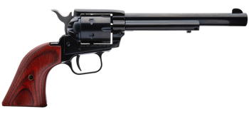 Heritage Mfg RR22B6 Rough Rider  22 LR 6 Shot, 6.50" Black Steel Barrel, Black Zinc Alloy Frame, Black Cylinder, Cocobolo Grip, Hammer/Thumb Safety, Exposed Hammer                                     