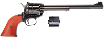 Heritage Mfg RR22MB9AS Rough Rider  22 LR/22 WMR 6 Shot, 9" Black Steel Barrel, Black Zinc Alloy Frame, Black Cylinder Cocobolo Grip, Hammer/Thumb Safety, Exposed Hammer                               