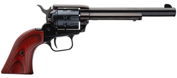 Heritage Mfg RR22999MB6 Rough Rider  22 LR 22 WMR 9 Shot, 6.50" Black Steel Barrel, Black Zinc Alloy Frame, Black Cylinder, Cocobolo Grip, Hammer/Thumb Safety, Exposed Hammer                          