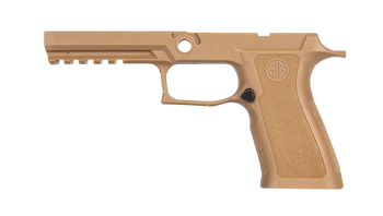 Sig Sauer GRIPMODXF943MCOY P320 Grip Module X-Series (Medium Size Module), 9mm Luger/40 S&W/357 Sig, Coyote Polymer, Fits Full Size Sig P320 (4.70")                                                    