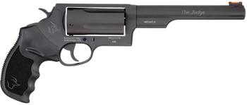 Taurus 2441061MAG Judge Magnum Compact Frame 45 Colt (LC)/410 Mag 5rd 6.50" Matte Black Oxide Steel Barrel, Cylinder & Frame, Black Finger Groove Grip, Exposed Hammer                                  