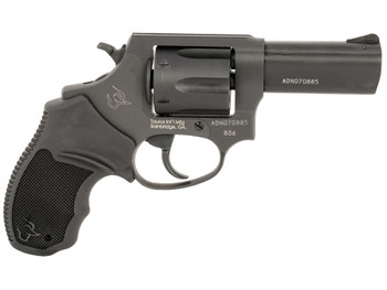 Taurus 2-856P31 856 T.O.R.O. Small 38 Special +P 6 Shot 3" Matte Black Stainless Steel Barrel, Cylinder & Frame, Black Rubber Grip, Transfer Bar Safety, Exposed Hammer
