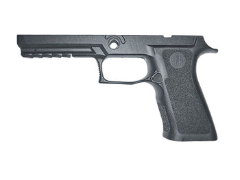 Sig Sauer GRIPMODXF943MBLK P320 Grip Module X-Series (Medium Size Module), 9mm Luger/40 S&W/357 Sig, Black Polymer, Fits Full Size Sig P320 (4.70")