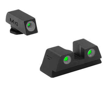 Meprolight USA 102203131 Tru-Dot Green Tritium Green Tritium/Black Frame, Compatible w/Glock 42                                                                                                         
