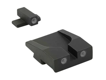 Meprolight USA 114203101 Tru-Dot Green Tritium White Outline Front Sight-Green Tritium White Outline Rear Sight Springfield Armory XD-M/XD-S (Non OSP)