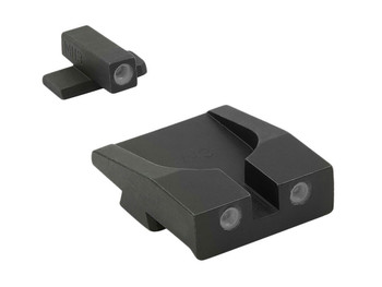 Meprolight USA 114203101 Tru-Dot Green Tritium White Outline Front Sight-Green Tritium White Outline Rear Sight Springfield Armory XD-M/XD-S (Non OSP)
