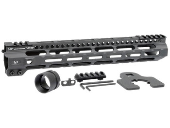 Midwest Industries MIULW12625 Ultralight AR-15 Black Hardcoat Anodized Aluminum/Polymer 12.625" Picatinny/M-LOK