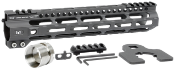 Midwest Industries MIULW105 Ultralight  AR-15 Black Hardcoat Anodized Aluminum/Polymer 10.50" Picatinny/M-LOK                                                                                           