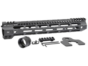 Midwest Industries MICRLW12625 Combat Lightweight AR-15 Black Hardcoat Anodized Aluminum/Polymer 12.625" Picatinny/M-LOK
