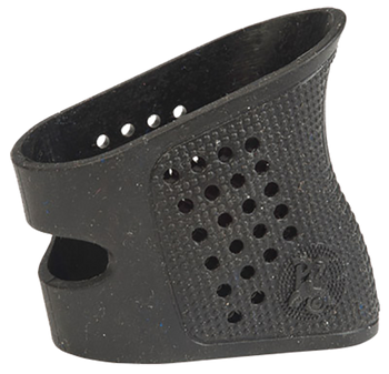 Pachmayr 05175 Tactical Grip Glove  Compatible w/Glock Sub-compact, Soft with Finger Grooves, Black Rubber                                                                                              