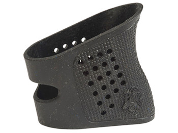Pachmayr 05175 Tactical Grip Glove Compatible w/Glock Sub-compact, Soft with Finger Grooves, Black Rubber