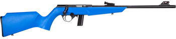 Rossi  RB22  Compact 22 LR 10+1, 16" Matte Black Button Rifled Free Floating Steel Barrel, Matte Black Stainless Steel Receiver, Blue Monte Carlo Stock, Right Hand                                     