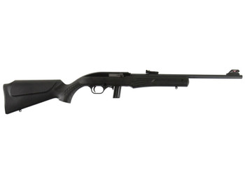 Rossi RS22L1811 RS22 Semi-Auto 22 LR Caliber with 10+1 Capacity, 18" Barrel, Blued Metal Finish & Monte Carlo Black Synthetic Stock Right Hand (Full Size)