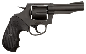 Rock Island 51261 M200  Medium Frame 38 Special 6rd 4" Black Parkerized Steel Barrel, Cylinder & Frame, Black Finger Grooved Grip, Transfer Bar Safety, Exposed Hammer                                  