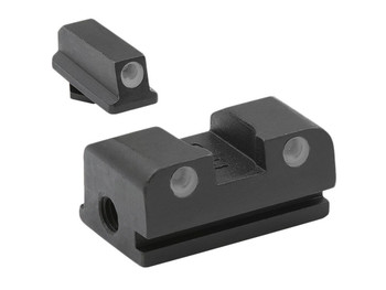 Meprolight USA 188013101 Tru-Dot Green Tritium Green Tritium Front/Green Tritium Rear, Walther Arms P99/PPQ