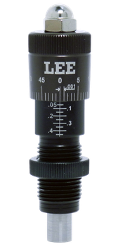 Lee Precision 92162 Micrometer Factory Crimp Adapter Black/Clear 44/45 Cal Pistol Firearm                                                                                                               