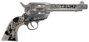 Traditions SAT73132FT 1873  45 Long Colt 6rd 5.50" Nickel White PVC Grip                                                                                                                                