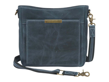 GTM GTM-CZY/98BLUE SLIM PURSE CROSSBODY-BUFF