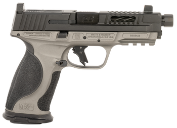 Ed Brown MPFMATCH Fueled M&P Match 9mm Luger 19+1 4.75" Black Nitride Match Grade Threaded Barrel, Black Nitride Optic Cut/Ported/Serrated Stainless Steel Slide                                        