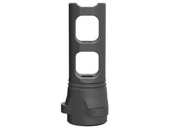 Breek Arms BRK4310 Breek LOK 3QD Gemini Dual-Port Black Nitride Steel 1/2"x28 Threads 223 Cal/5.56mm
