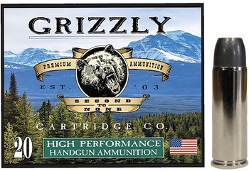 Grizzly Ammo GC45C+P14   45Colt+P 335gr Wide Long Nose Gas Check 20 Per Box/10 Case                                                                                                                     