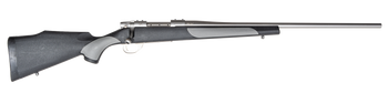 Weatherby  Vanguard Weatherguard Full Size 270 Win 5+1 24" Satin Threaded Barrel, Satin Stainless Steel Drilled & Tapped Receiver, Black/Gray Weatherguard Stock                                        