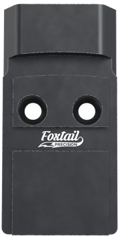 Foxtail Precision 100004 Red Dot Adapter Plate for Optics-Ready Pistol  Black Anodized CZ P10                                                                                                           