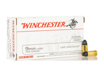 WIN USA9MM125 9MM USA TARGET CLB 125GR 50/10