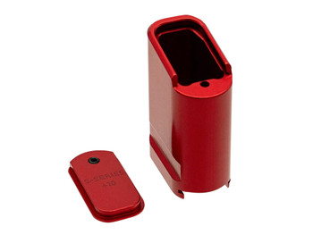 Shield Arms SAS15ME10RED Magazine Extension Extended 10rd Compatible w/ Shield Arms S15 Magazine Red Anodized Aluminum