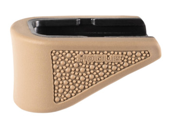 Hogue 18223 Extension Base Pad Fits Glock 42 Compatible w/ 6rd Magazine FDE Overmolded Rubber